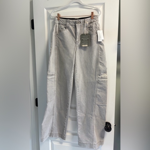 Democracy Denim - Democracy Light Gray Wide-Leg Jeans